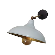 My Lights Retro Rustik Beyaz Içi Altın Metal Sarkıt Avize Aplik (549236499) Beyaz