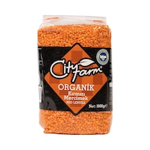 Cityfarm Organik Kırmızı Mercimek 1 Kg - 4 Adet Tarı