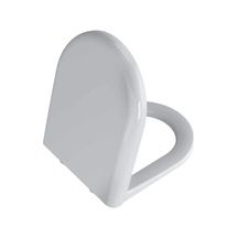 Zentrum 94-003-009 Yavaş Kapanır Klozet Kapağı, Duroplast, Beyaz Çok Renkli