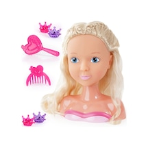 Prenses Bebek Saç Tasarım Büstü 19 Cm