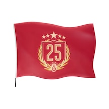 Gsstore Galatasaray 25 Şampiyonluk Balkon Dikey Bayrak 150x225cm U251358