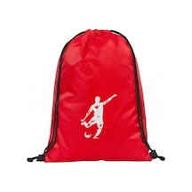Futbolcu Spor Sırt Çantası 35 45cm One Size Bll1156 Kırmızı