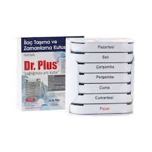 Dr Plus Ilaç Hap Saklama Kutusu Haftalık 7X24 Beyaz