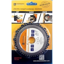 Meşem Zincirli Ahşap Testere 115mm Avuç Taşlama İçin Uygundur