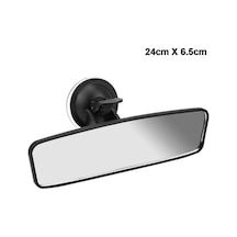 360 Döner Geniş Açılı Dikiz Aynası Araba İç Aksesuarları Araba Dikiz Aynası İç Dikiz Aynası Ayarlanabilir Vantuz Evrensel 240x65 Mm