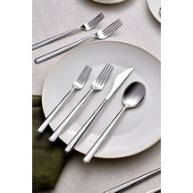 Karaca  Mandy Platin 6 Kişilik 24 Parça Çatal Kaşık Bıçak Takımı