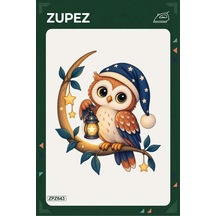 Zpz643 Gece Nöbetçi Baykuş Ütüyle Uygulanabilir Transfer Baskı - 911529626