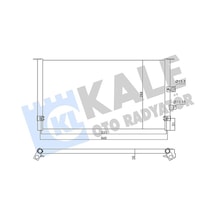 Kale Klıma Radyator Toyota Hılux 84/06 534 278 16 Klr-360355