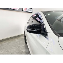 Mercedes W205 C Serisi Batman  Ayna Kapağı Piano Black 2015-2019