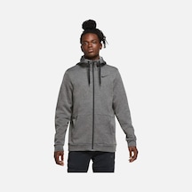 Nike Therma Full-zip Training Hoodie Erkek Sweatshirt Gri