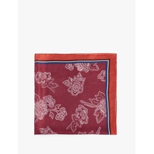 Koton Çok Renkli Çiçek Desenli Kare Şal Bordo 6sak50010aa Bordo