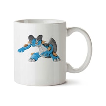 Swampert Pokémon İki Tarafı Baskılı Kupa Bardak Çok Renkli