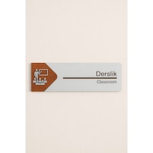 Derslik Ofis Oda Kapı İsimliği Yönlendirme Tabelası Levhası Kişiselleştirilebilir