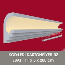 Stropiyer Tavan Led Uygulanabilir Kartonpiyer Lk02 Ücretsiz Kargo