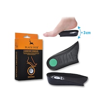 Black Deer Extender 3 CM Siyah Boy Uzatıcı Tabanlık - Siyah