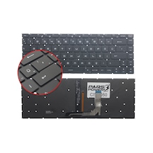 MSI Uyumlu GF63 Thin 9SC-058XTR Klavye Işıklı (Siyah TR) (Pars Power) Siyah - Işıklı 874012