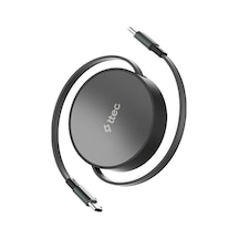 Ttec Usb-c - Usb-c Mini Makaralı 100w Pd/qc 120cm Hızlı Şarj Kablosu