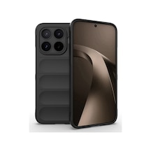Xiaomi 17t Pro Kılıf Kamera Korumalı Esnek Silikon Parmak Şeritli Pazarplus Siyah