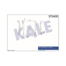KALE OTO Radyatör 370400 Radyatör L200 Al Pl Brz 525X638X16