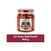 Soslu Kırma Yeşil Zeytin 900 Gr