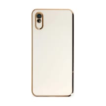 Xiaomi Redmi 9a Kılıf Volet Silikon - Beyaz -