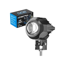 Motosiklet Sis Farı Spot Led Beyaz Sarı Renk Metal Kasa 2 Adet Takım Motosiklet Ekipman Lamba