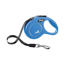 Flexi New Classic Otomatik Şerit Köpek Gezdirme Kayışı 3mt Xsmall-mavi Mavi