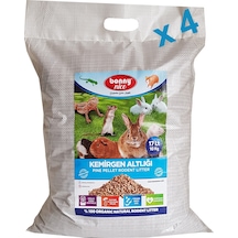 Bonny Nice Organik Çam Pelet Kemirgen Altlığı 10 Kg 17 L x 4 Adet