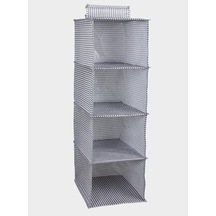 Dolap Düzenleyici 29x24x64 Cm Gri Gri Diğer