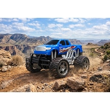 Uzaktan Kumandalı Off Road Arazi Araba 27 Mhz Şarjlı Full Fonksiyon 4x2 Off Road Kamyon Arazi Aracı Mavi