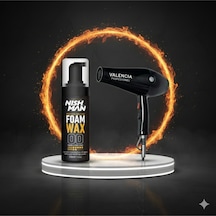 Saç Şekillendirici Köpük Wax 150 Ml X 10 Adet/ + Fön Makinası Hediye