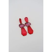 Çelik Küpe 8,5 Cm Çok Renkli 56482520