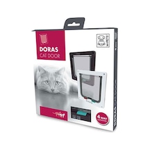 M-pets Doras Kedi Kapısı 4 Yönlü Kahverengi 19,7x19 Cm 244-56007.01