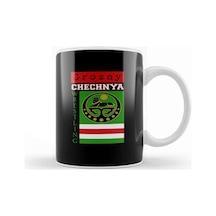 Grozny Chechnya Wrestling Flag Kupa Bardak Porselen Karışık