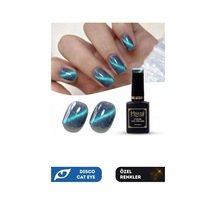 Misyul Uv Led Kalıcı Oje Nail Art 15 Ml Dynamic Disco Cat Eye Dc06