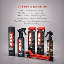 Motul 6 Lı Motosiklet Bakım Ve Temizlik Seti-c1+c2+fırça