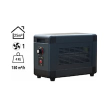 Mini 2000w Monofaze Elektrikli Fanlı Isıtıcı Füme