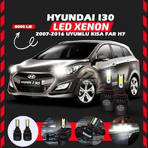 Hyundai İ30 2007-2016 Kısa Far Uyumlu Şimşek Etkili Led Xenon Light Series H7