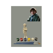 3d Stranger Things Will Figür Boyama Seti - Kendin Boya Hobi Ve Etkinlik Seti - Akrilik Boya + 2 Fırça