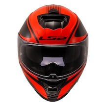 Ls2 Storm 2 Dodger Kapalı Kask Mat Siyah - Turuncu