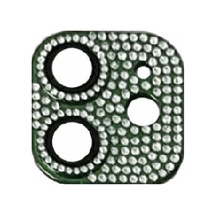 Apple Uyumlu iPhone 12 CL-08 Kamera Lens Koruyucu Koyu yeşil