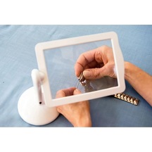 3x 360 Derecede Döndürme Ekranlı Çok Fonksiyonlu Masaüstü Büyüteç