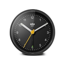 Braun Bc12b Siyah Klasik Analog Alarmlı Masa Saati Brn.bc12b
