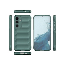 Samsung Galaxy S24 Kılıf Optimum Silikon - Koyu Yeşil