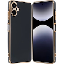 Newface Samsung Galaxy A06 Kılıf Volet Silikon - Siyah