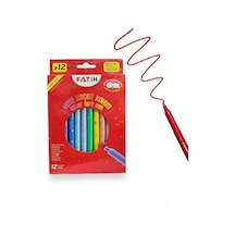 Simli Keçeli Kalem 12 Renk