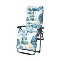 Sones 170 X 53 X 8cm Kalınlaştırılmış Baskılı Kapşonlu Askılı Ev Veranda Şezlong Matı Hawaii Stili