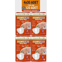 Freshlife Belbantlı Xlarge Ekstra Büyük Boy Hasta Bezi 120 Adet 4x30 Paket XL
