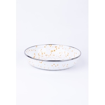 Emaylab Speckles Bowl Tabağı - Bowl Kase - Salata Kasesi - Sunum Kasesi 21cm Cobalt