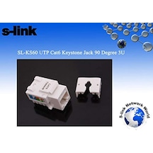 Sl-ks60 Utp Cat6 Kestone Jack3u 90 Der